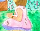 Matilda Kirby St Anne's College Kialla Year 4      The Prayer Garden     Paper, Watercolour