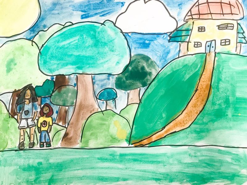 Mollie Magelakis St Joseph's Chiltern Year 5      Be Kind Wherever You Are     Texta, Watercolour