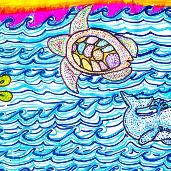 Amelia Hanley St Michael's Tallangatta Year 6      Ocean Dreaming     Paper, Pencil